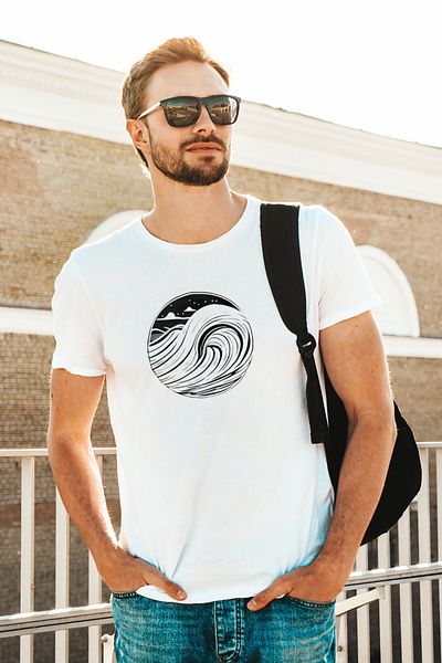 BLUU Μπλουζάκι Unisex Printed Regular Fit - Outdoor