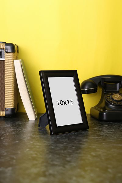 Araste 10X15 Standing 10 Pieces Black Picture Photo Frame