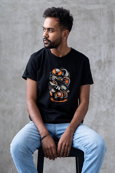 BLUU Μπλουζάκι Unisex Printed Regular Fit - Outdoor