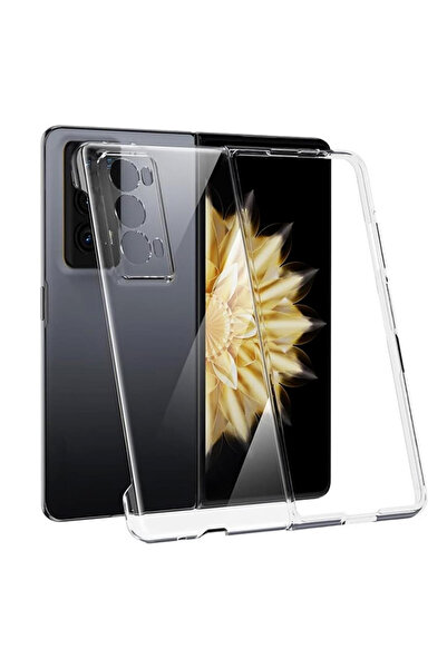 Microcase Honor Magic V2 Için Sert Kristal Kapaklı Kılıf Şeffaf- AL3157