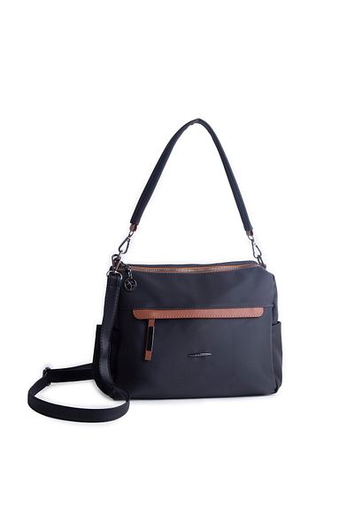 Nas Bag Geantă pentru femei pentru umăr și crossbody cu mai multe compartimente (lățime: 26 x mărime: 20)