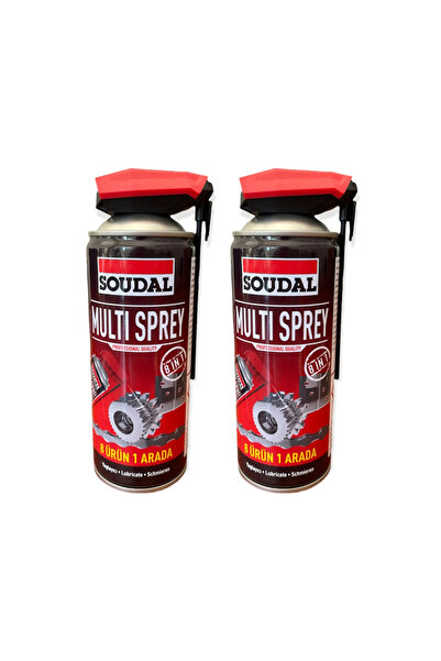 Soudal 2 ADET SOUDAL MULTI SPREY 400 ML KİR PAS SÖKÜCÜ BAKIM SPREYİ KOBRA BAŞLIKLI