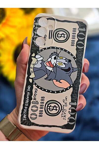 SUPER FRAME Samsung Galaxy A15 Uyumlu Baskılı Şeffaf Telefon Kılıfı