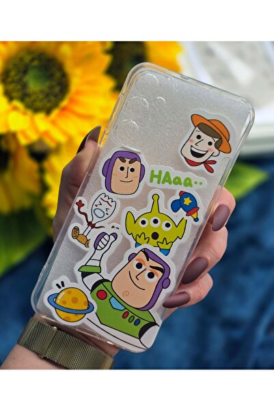 SUPER FRAME Samsung Galaxy A24 Uyumlu Baskılı Şeffaf Telefon Kılıfı