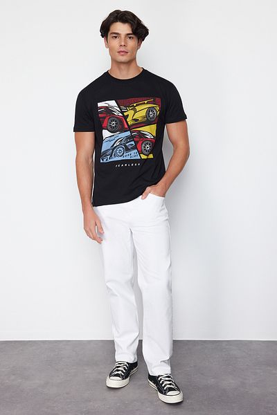 Trendyol Collection 90-es évek laza farmernadrágja - fehér baggy farmer TMNSS24JE00012