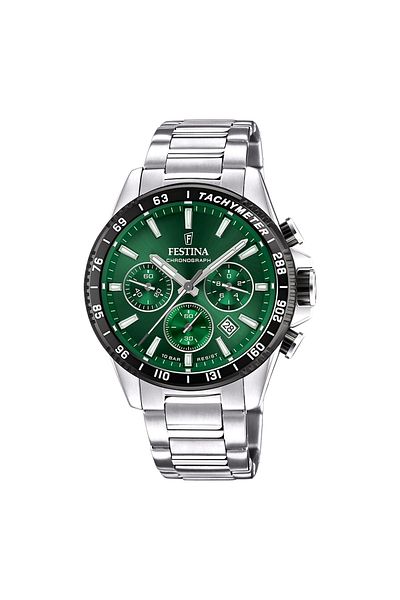 FESTİNA Festina Timeless Chrono Herrenuhr Silber F20560/4