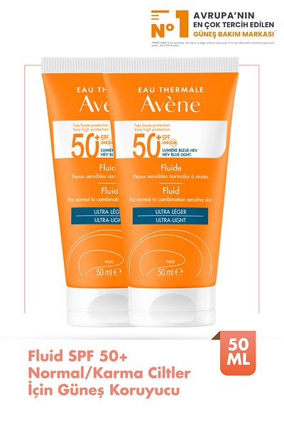 Avene Or Karma - Fluid SPF 50+ High Protection Sun Cream 50 ml
