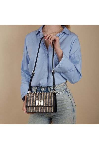 FURLA 1927 Damen Schultertasche Schwarz Wb01242bx0473ton00