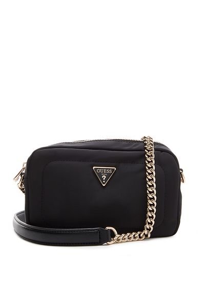 Guess Eco Gemma Damen Umhängetasche Schwarz Hweyg8-39572-bla