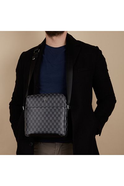 Guess Torino Herren Umhängetasche Schwarz Hmtojs-p4258-bla