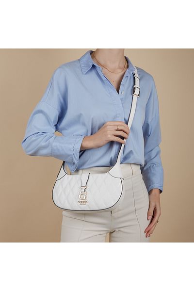 Guess Adi Damen Umhängetasche Weiß Hwgg93-6120-whi