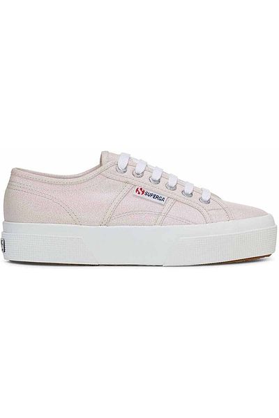 Superga Dámské béžové tenisky na platformě 2740 Platform Lame