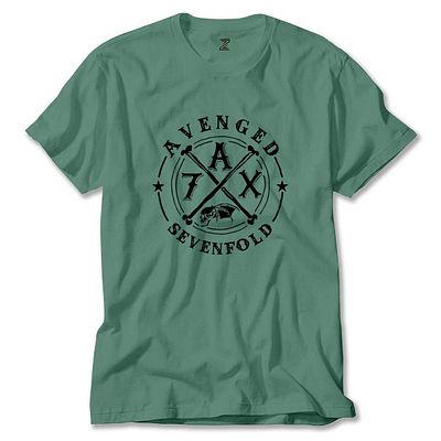 Z zepplin Πράσινο T-Shirt Avenged Sevenfold Figure