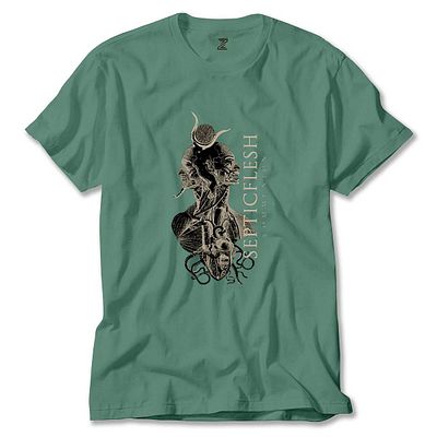 Z zepplin Septicflesh Communion - Πράσινο Μεταλλικό T-Shirt