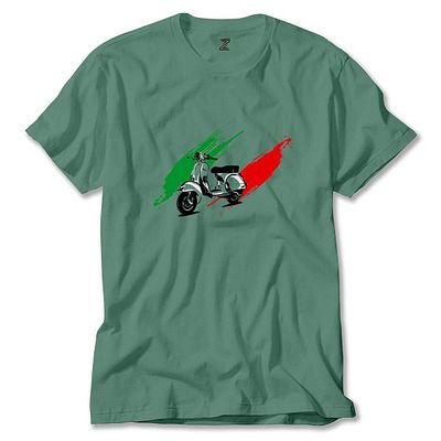 Z zepplin Πράσινο μπλουζάκι Vespa Italy