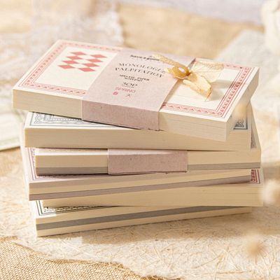 Onwize 30 Sheets Scrapbook Journal Vintage Memopad