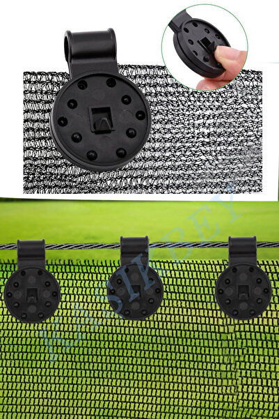 Nurnivus 100 Adet File, Branda, Güneşlik, Tente Karavan Kamp Çadırı, Duvar File Klipsi Sabitleme Kelepçe