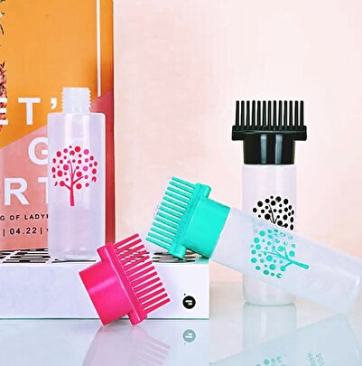 gaman Μπουκάλι βαφής μαλλιών Gmn-102 με χτένα, εύκολο στη χρήση - 1 τεμάχιο