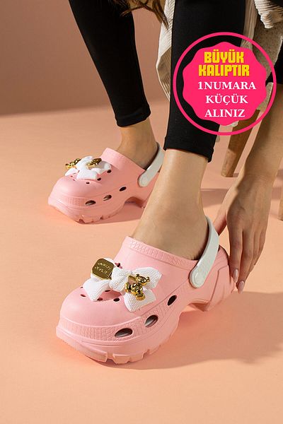 DRY WOOD Non-Slip Sole Quality Cross Slippers, Doctor Slippers, Nurse Slippers, Bow Doctor Slippers