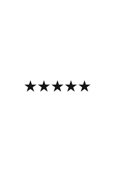 Generic Brand 5 Star Sticker Wall Decor Sticker 40 x 8 cm