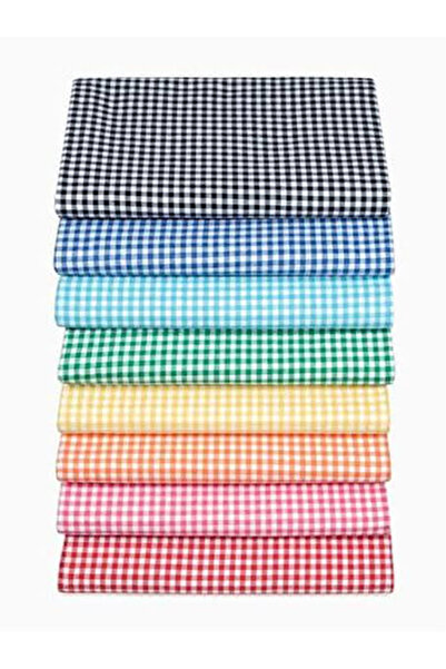 GOLDRİSE Piti Kareli Pamuk Masa Örtüsü Piknik Örtüsü Nostaljik Örtü GÜL KURUSU