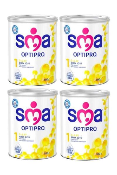 SMA 1 Numara 800 Gr Optipro Bebek Sütü 4'lü