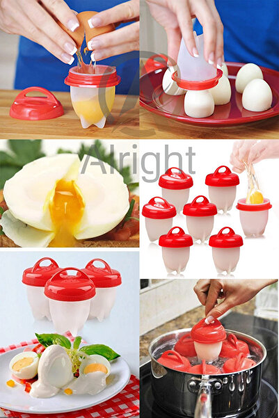 teknotrust Yok 6'lı Yumurta Haşlama Kabı Slikon Pratik Yumurta Haşlama Aleti ...