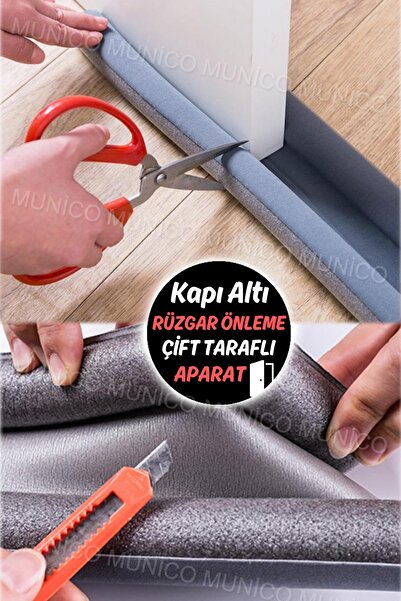 Munico Kesilebilir Kapı Hava Akımı Durdurucu Ses Geçirmez Rüzgar Geçirmez Ayrılabilir Tasarım Hava Akımı