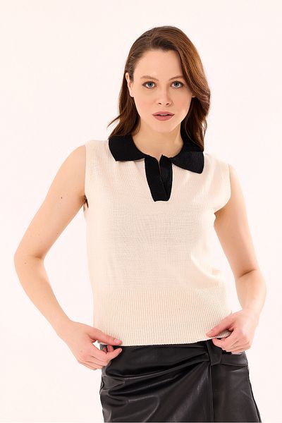 Cloudy Kids Basic Women's Sweater - Shirt Collar