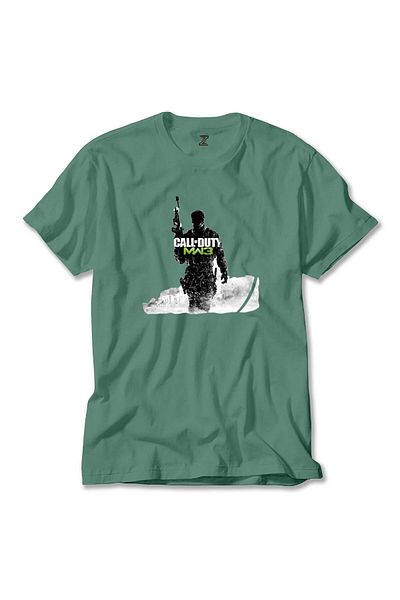 Z zepplin Πράσινο T-Shirt Call Of Duty Silhouette M3