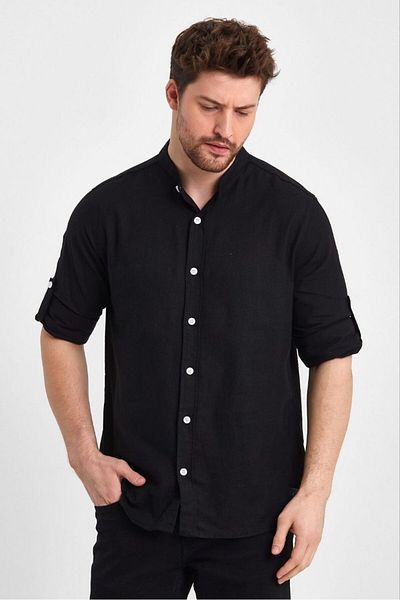 Weyeze Ae-Y13008Lns Model Prevailing Collar Shirt
