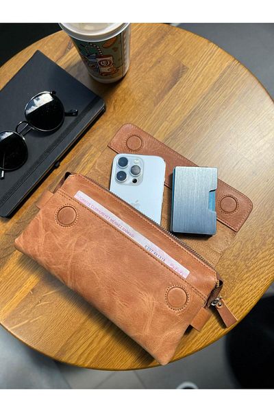 MFT Leather Design Τσάντα Unisex από γνήσιο δέρμα - Boliva Cameleon (9874)