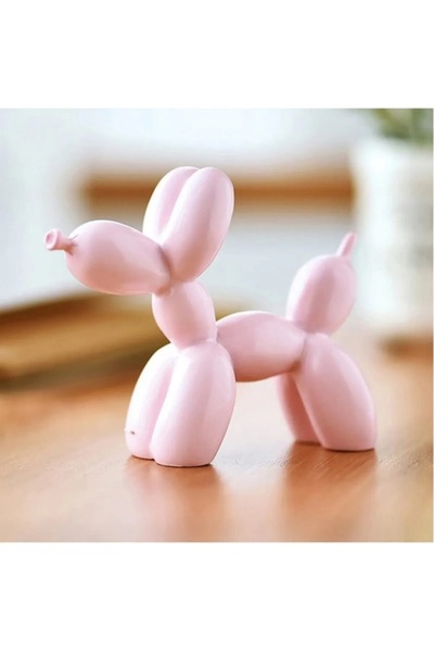 Dekoromi Balon Köpek Biblo Heykeli (21x18cm) 1 Adet