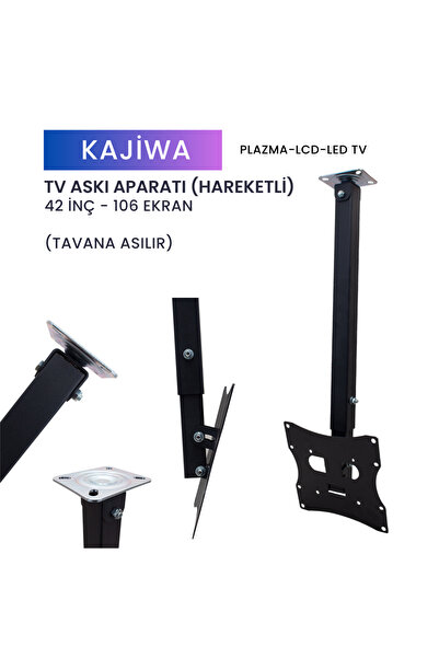 KAJİWA 42 İNÇ ASKI APARATI HAREKETLİ (106 EKRAN) Tüm Marka ve modellerle uyum...
