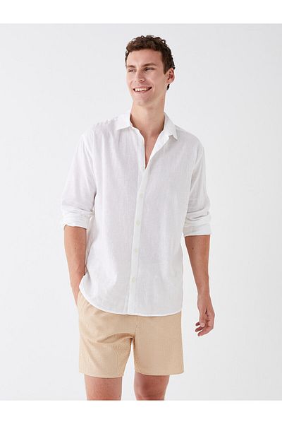 LC Waikiki Gestreifte, kurze Badeshorts für Herren