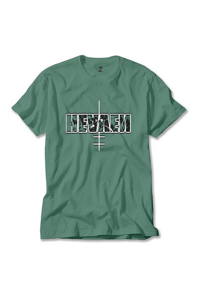 Z zepplin Marilyn Manson Heaven - Πράσινο T-Shirt