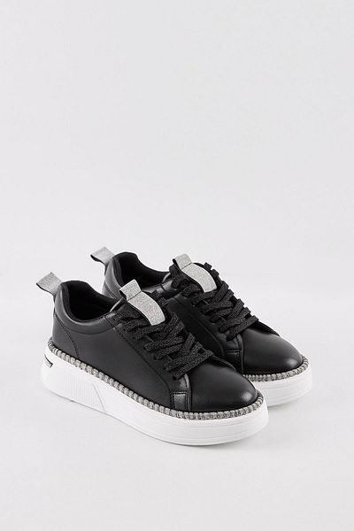 Brs Finra Glitter Thick Soled Women's Sports Shoes Sneaker