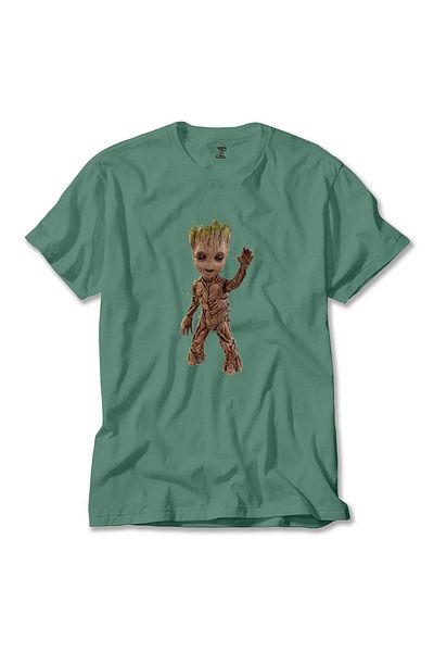 Z zepplin Groot Baby Green T-Shirt