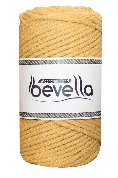 Bevella Macrame Cord Premium 3 mm Macrame Twine - 250 gr Στριφτό Βαμβάκι