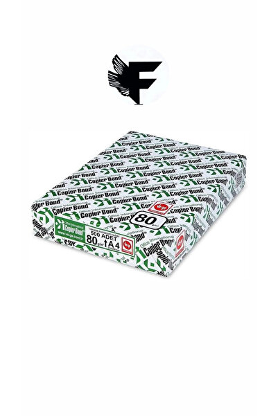 FİGANLAR copier Fotokopi Kağıdı Copier Bond 500 Lü A4 80 Gr Beyaz (2 Top Foto...