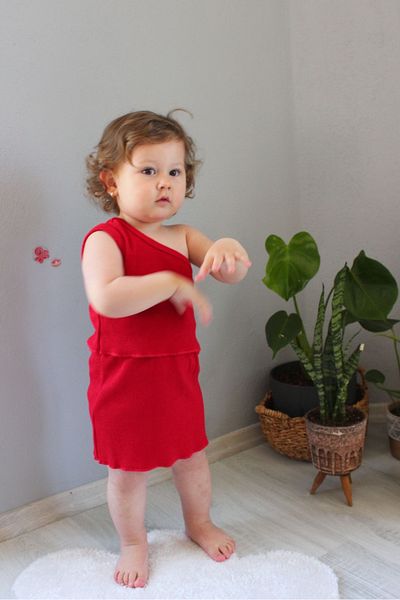Tinypeople Summer Bottom-Top Suit Set for Girls