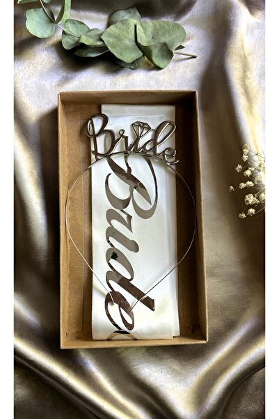 Atolye219 Bride Taç ve Kuşak Seti Bride To Be