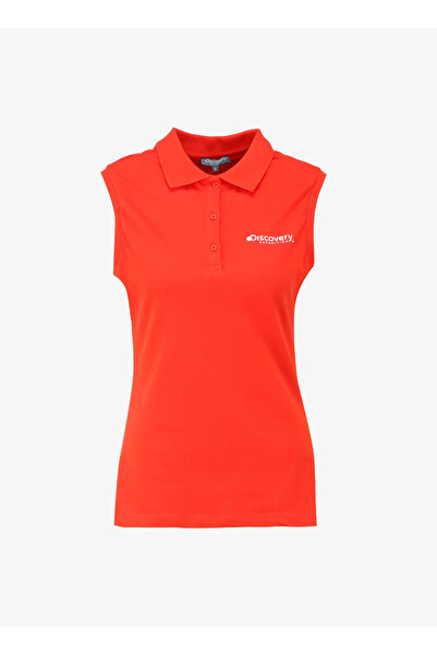 Discovery Expedition Nar Çiçeği Kadın Basic Polo T-Shirt D4SL-TST3036
