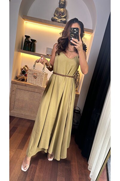 studyosercan2 Modal Kumaş Askılı Elbise