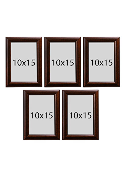 Araste 5 إطارات صور بنية مقاس 10 × 15 قدم