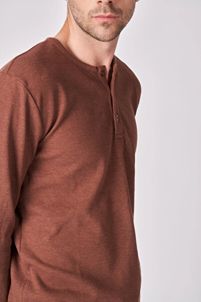 defys Ανδρικό μακρυμάνικο μπλουζάκι από βαμβακερό μείγμα