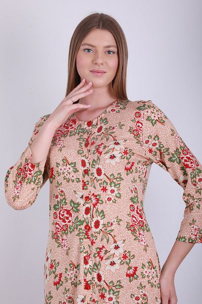 Wild Love Rochie scurtă de damă - imprimeu floral, nasturi lungi și lungi