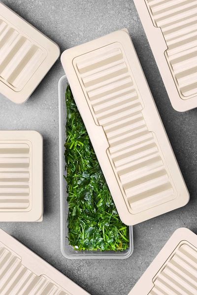 Open Home Concept Freshbox Set of 9 - Cream Storage Container Suitable for Microwave and Diffraction