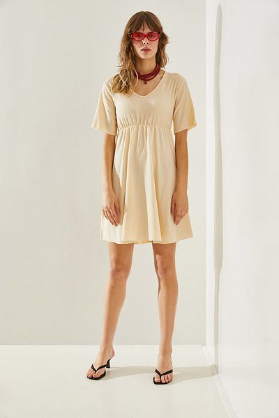 Bianco Lucci Rochie cu decolteu în V - Talie elastică60251162