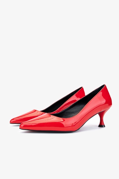 Valmenti Red Vegan Women's Heeled Shoes
